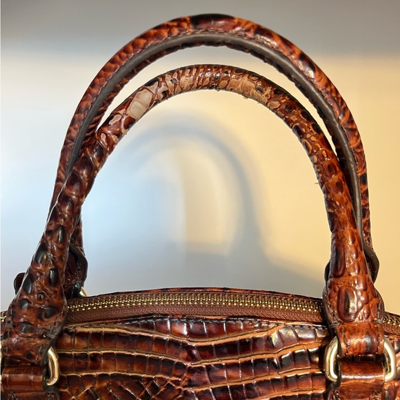 BRAHMIN Large Pecan Duxbury Satchel! - Picture 7 of 12